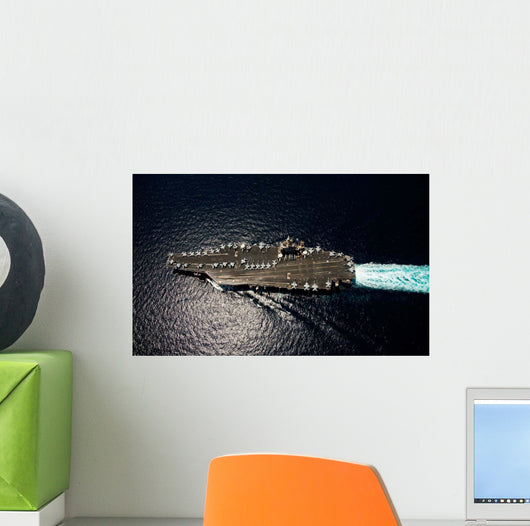 Nimitz Class Aircraft Carrier Wall Decal Design 1