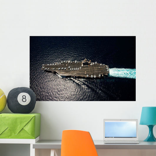 Nimitz Class Aircraft Carrier Wall Decal Design 1