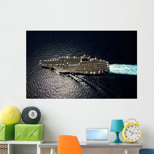 Nimitz Class Aircraft Carrier Wall Decal Design 1