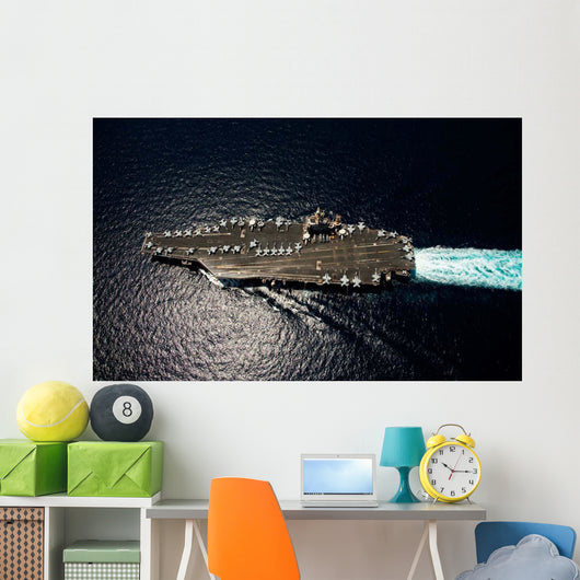 Nimitz Class Aircraft Carrier Wall Decal Design 1