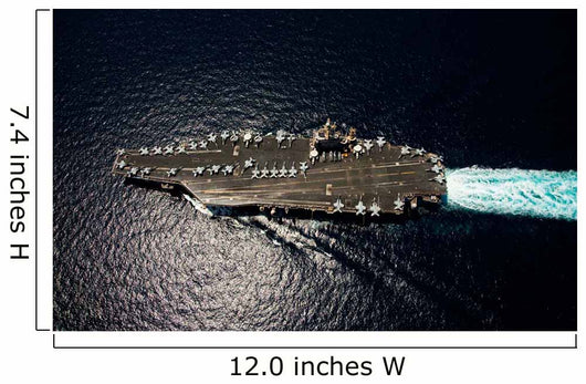 Nimitz Class Aircraft Carrier Wall Decal Design 1