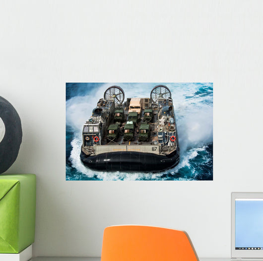 Landing Craft Air Cushion Wall Decal Design 1