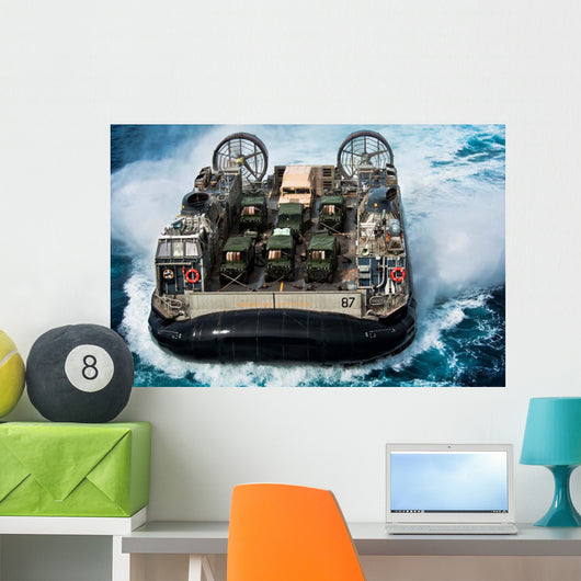 Landing Craft Air Cushion Wall Decal Design 1