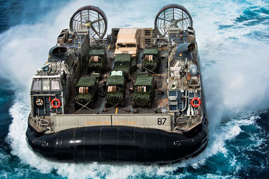 Landing Craft Air Cushion Wall Decal Design 1