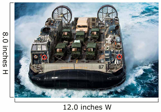 Landing Craft Air Cushion Wall Decal Design 1
