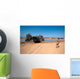 Humvee Debarks Landing Craft Wall Decal Design 2