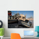 Humvee Debarks Landing Craft Wall Decal Design 1