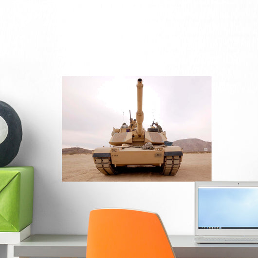 Us Soldiers Perform Maintenance Wall Decal