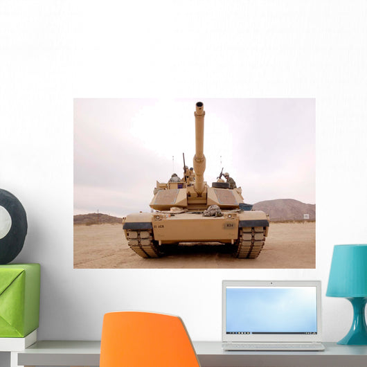 Us Soldiers Perform Maintenance Wall Decal