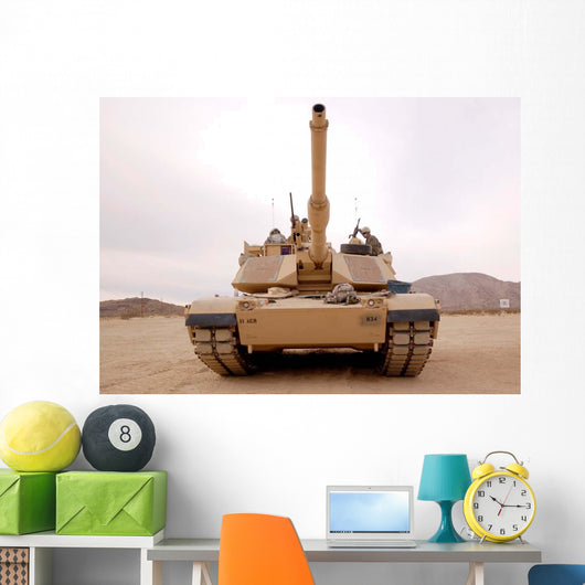 Us Soldiers Perform Maintenance Wall Decal