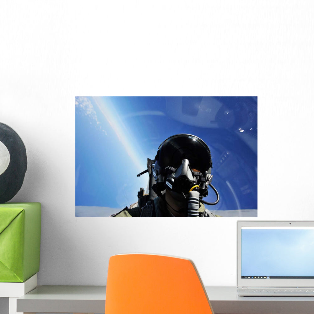Pilot Roster Wall Self-portrait Pilot Cockpit His Wall Decal - WallMonkeys.com – Wallmonkeys