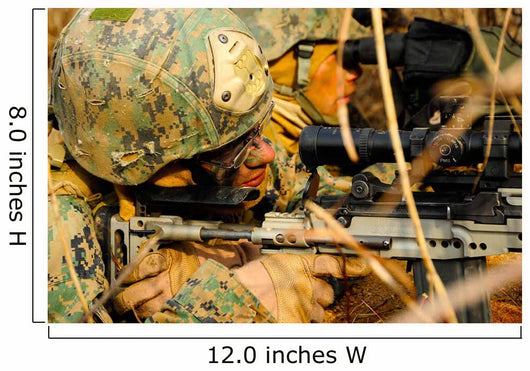 Us Marine Uses Spotting Wall Decal