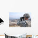 Soldier Observes Adjust Fire Wall Decal