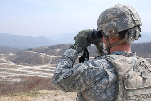 Soldier Observes Adjust Fire Wall Decal