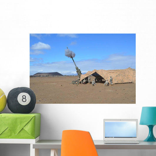 Soldiers Execute High Angle Wall Decal