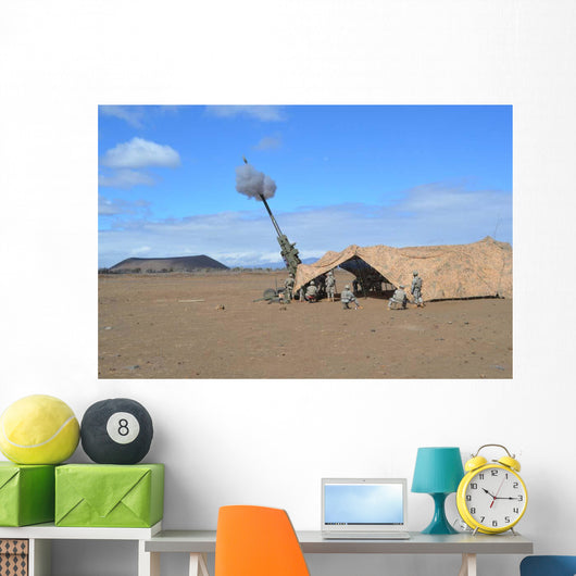 Soldiers Execute High Angle Wall Decal