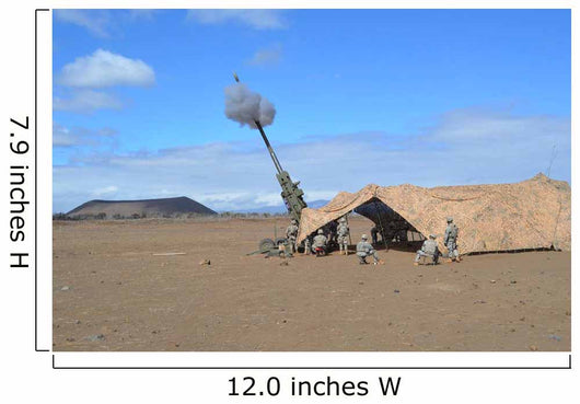 Soldiers Execute High Angle Wall Decal