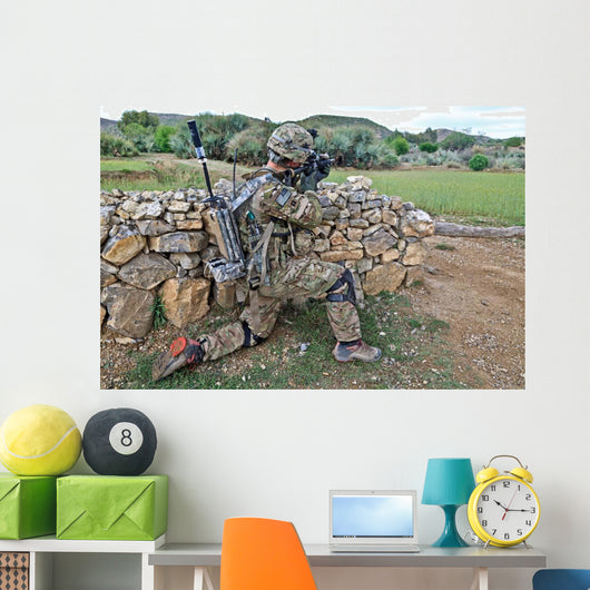 Us Army Soldier Provides Wall Decal Design 1