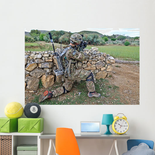 Us Army Soldier Provides Wall Decal Design 1