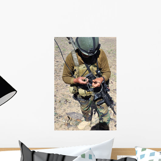 Afghan National Army Soldier Wall Decal Design 2
