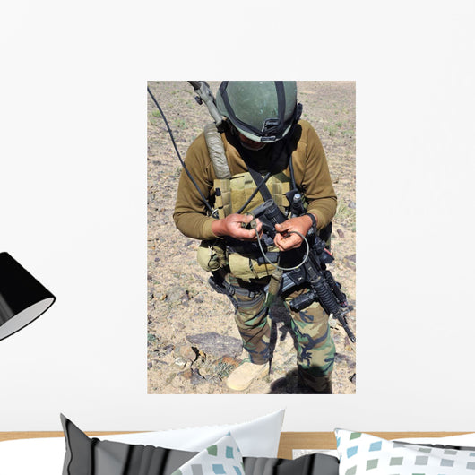 Afghan National Army Soldier Wall Decal Design 2