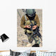 Afghan National Army Soldier Wall Decal Design 2