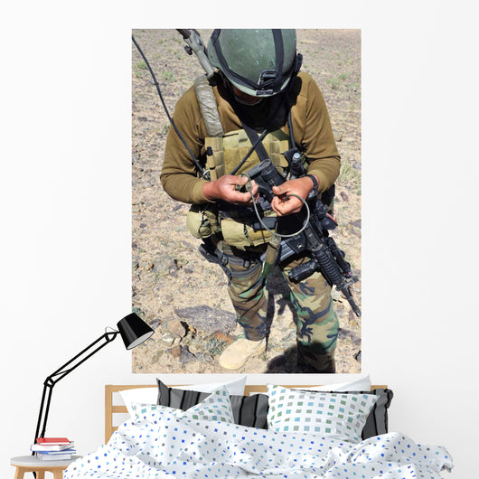 Afghan National Army Soldier Wall Decal Design 2