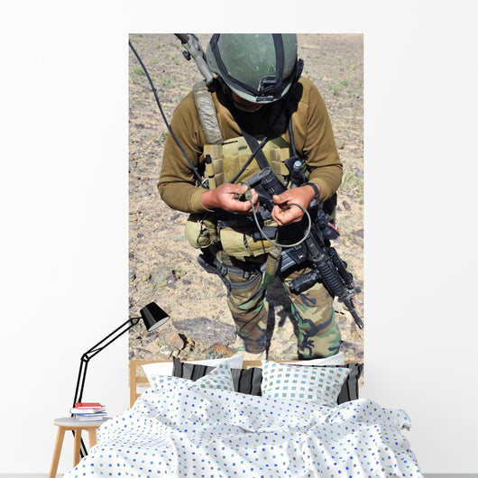 Afghan National Army Soldier Wall Decal Design 2