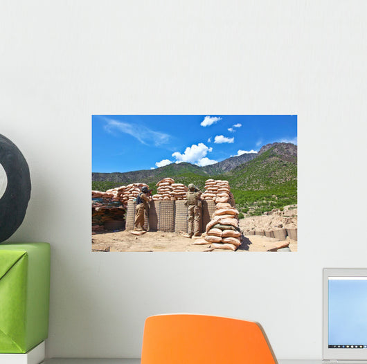 Us Army Soldier and Wall Decal