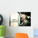 Soldier Scans Horizon from Wall Decal Design 2