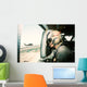 Soldier Scans Horizon from Wall Decal Design 2