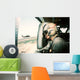 Soldier Scans Horizon from Wall Decal Design 2