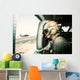 Soldier Scans Horizon from Wall Decal Design 2