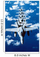 F A-18c Hornet Aircraft Wall Decal