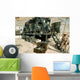 Camouflage Netting Covers Cargo Wall Decal