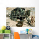 Camouflage Netting Covers Cargo Wall Decal