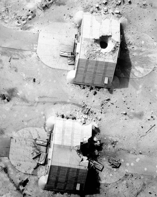 Coalition Bombing Aircraft Hangers Wall Decal