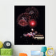 Fireworks Light up Night Wall Decal