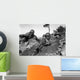 Machine Gun Crew Firing Wall Decal