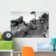 Machine Gun Crew Firing Wall Decal