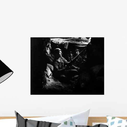 Infantrymen Take Advantage Cover Wall Decal