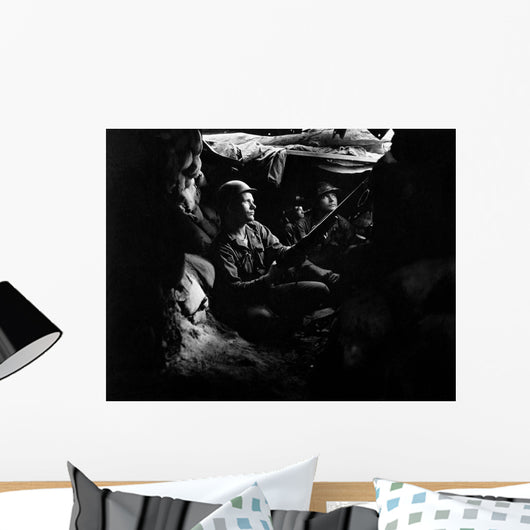 Infantrymen Take Advantage Cover Wall Decal