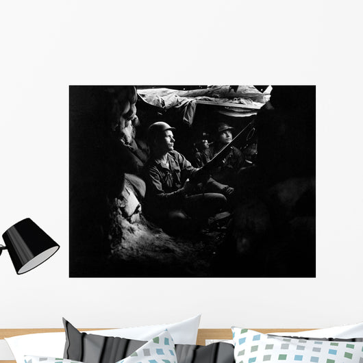 Infantrymen Take Advantage Cover Wall Decal