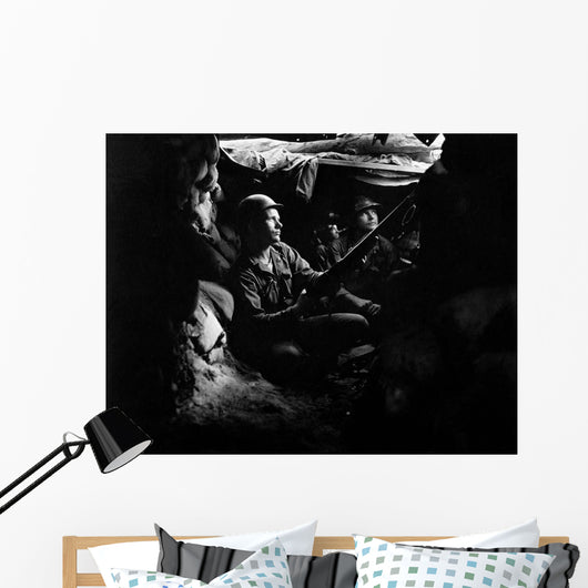 Infantrymen Take Advantage Cover Wall Decal