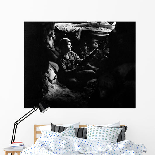 Infantrymen Take Advantage Cover Wall Decal