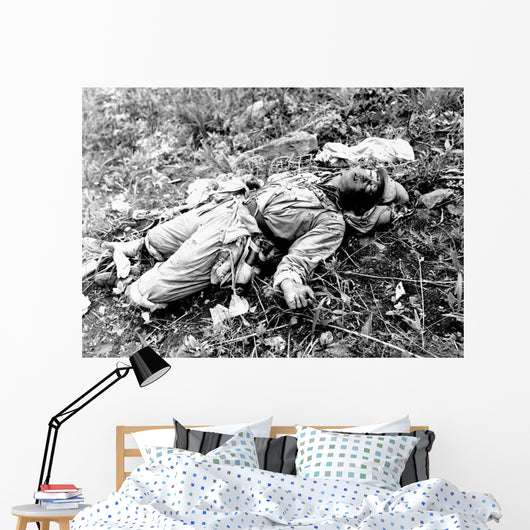 Chinese Soldier Killed during Wall Decal