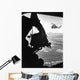 Helicopter and Soldier Approaching Wall Decal