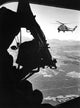 Helicopter and Soldier Approaching Wall Decal