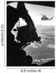 Helicopter and Soldier Approaching Wall Decal