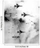 B-66 Destroyer and F-105 Wall Decal